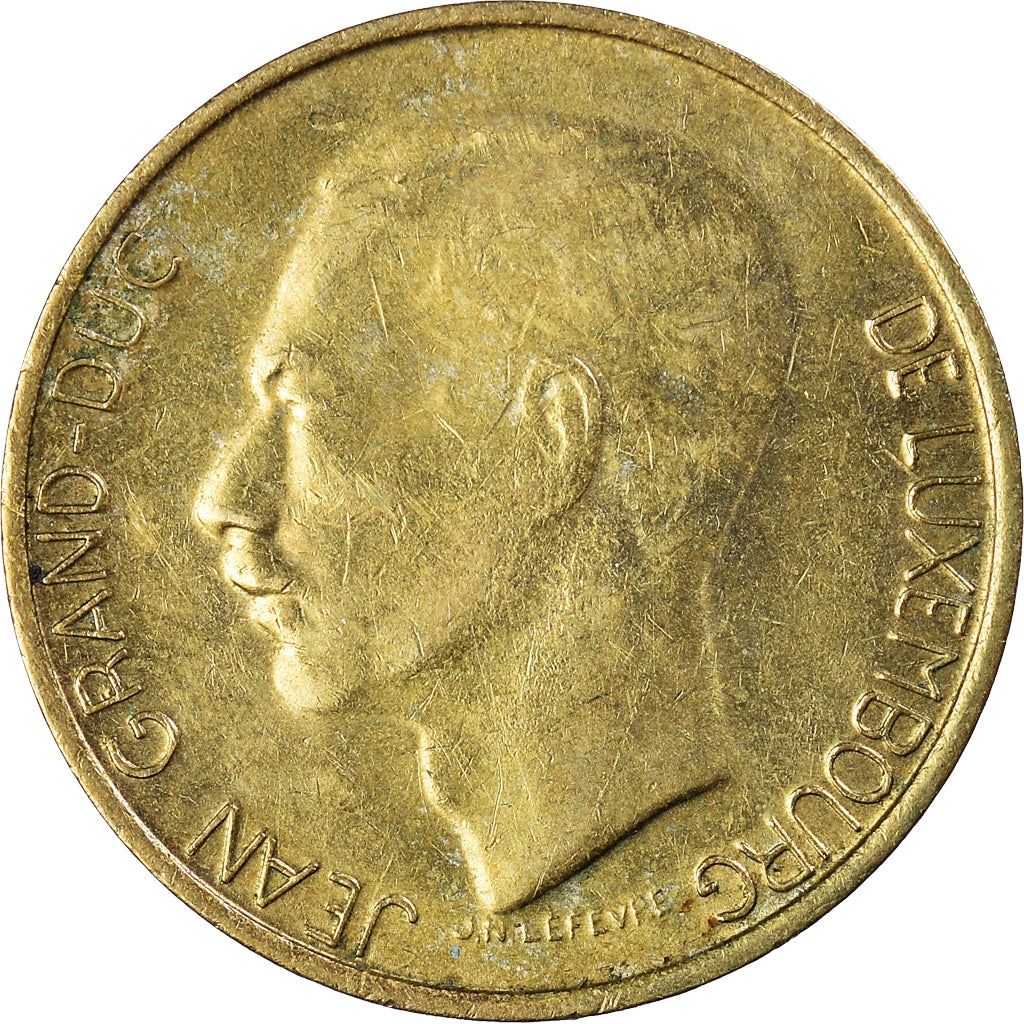 Luxembourg | 5 francs | Monarque | Bronze d’aluminium-nickel | KM : 60 | 1986-1988