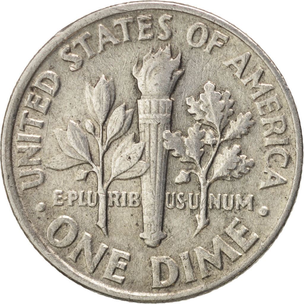 USA | 1 Dime Mønt | Franklin D. Roosevelt | KM:195 | 1946 - 1964