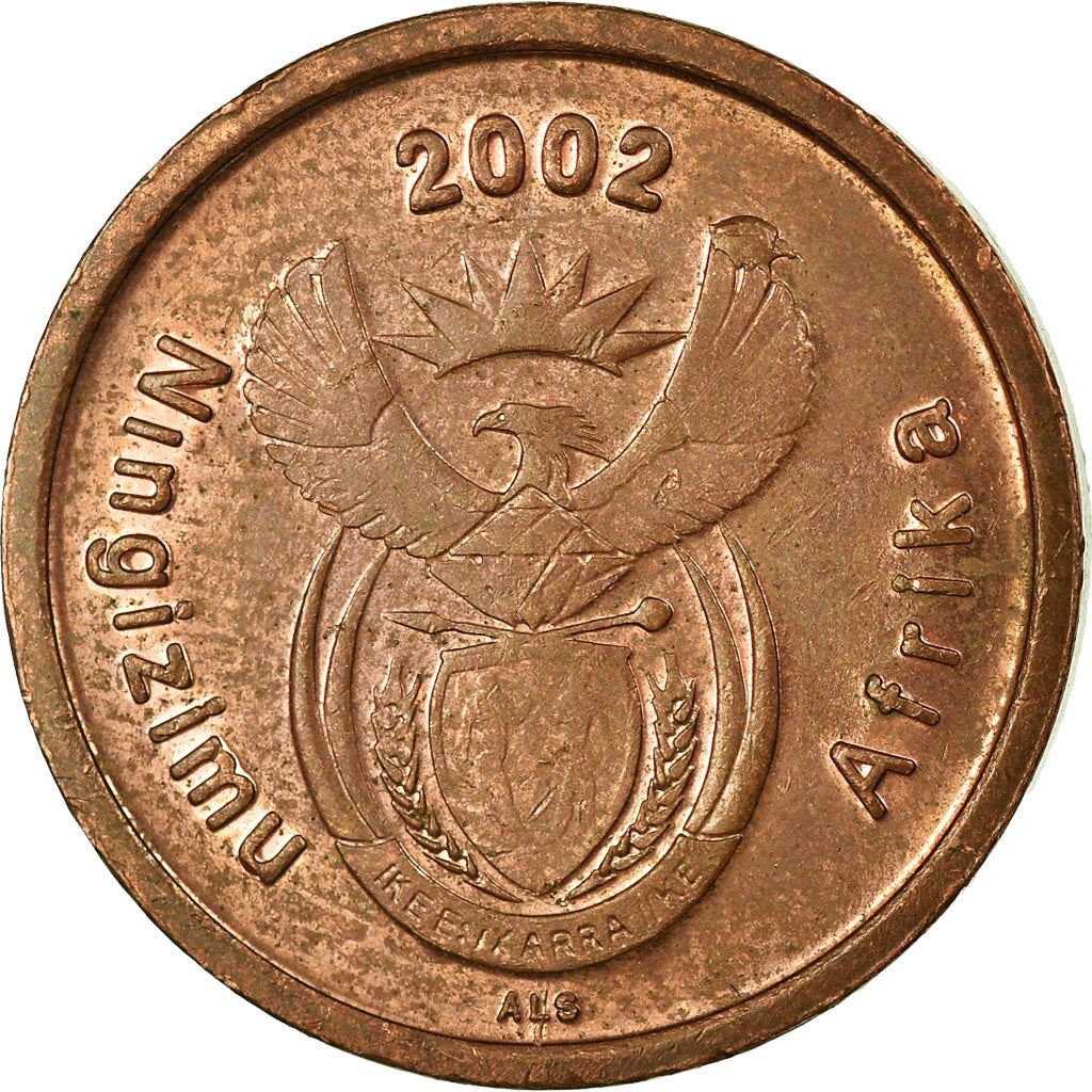 South Africa 5 Cents Swati Legend - Ningizimu Afrika Coin KM268 2002