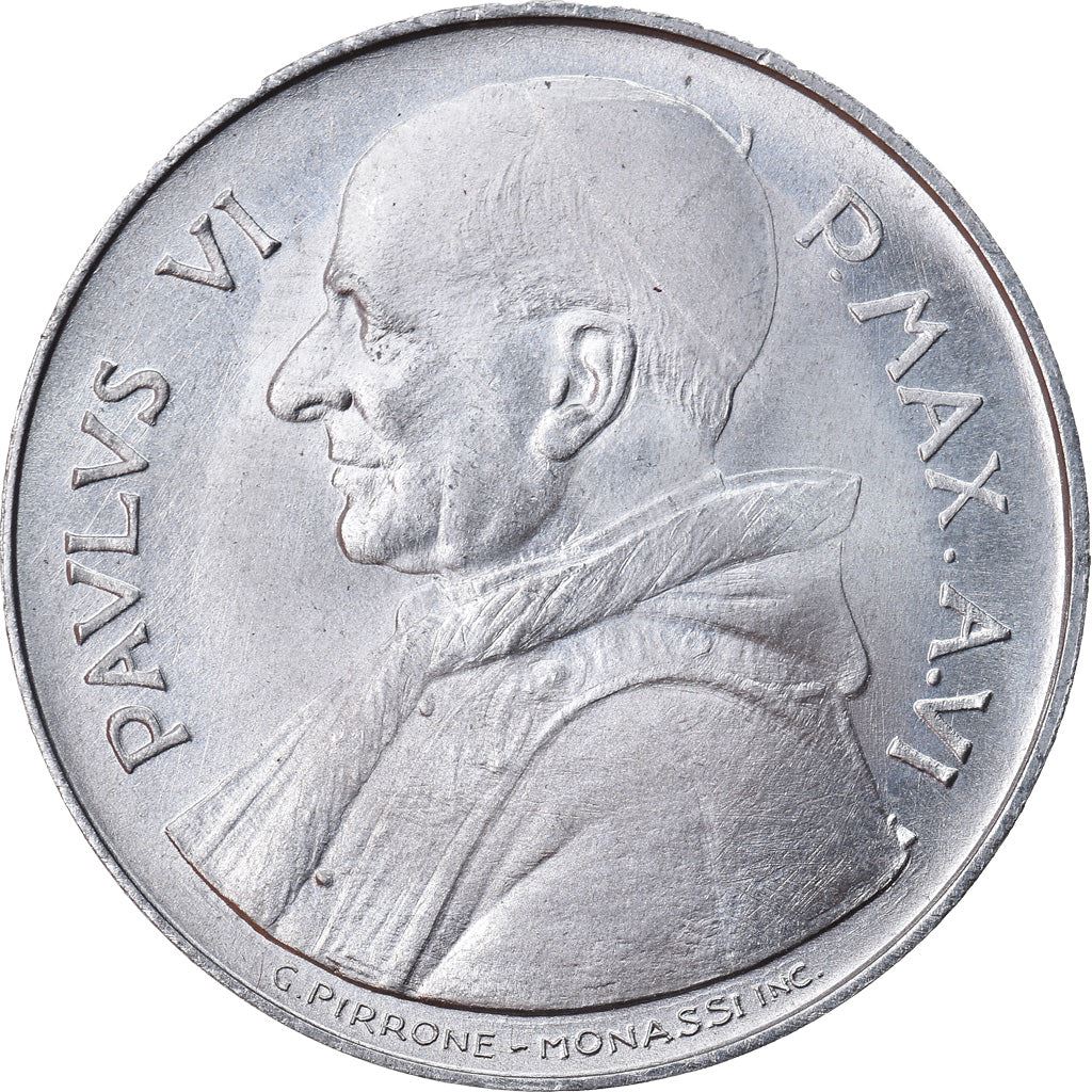 Vatican City | 10 Lire Coin | FAO | Km:103 | 1968