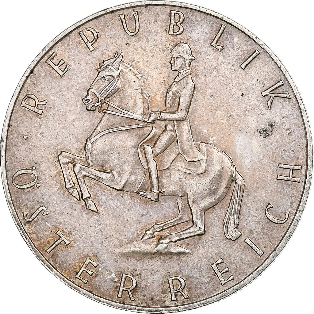 Austria | 5 Schilling Coin | Lipizzaner horse | Km:2889 | 1960 - 1968