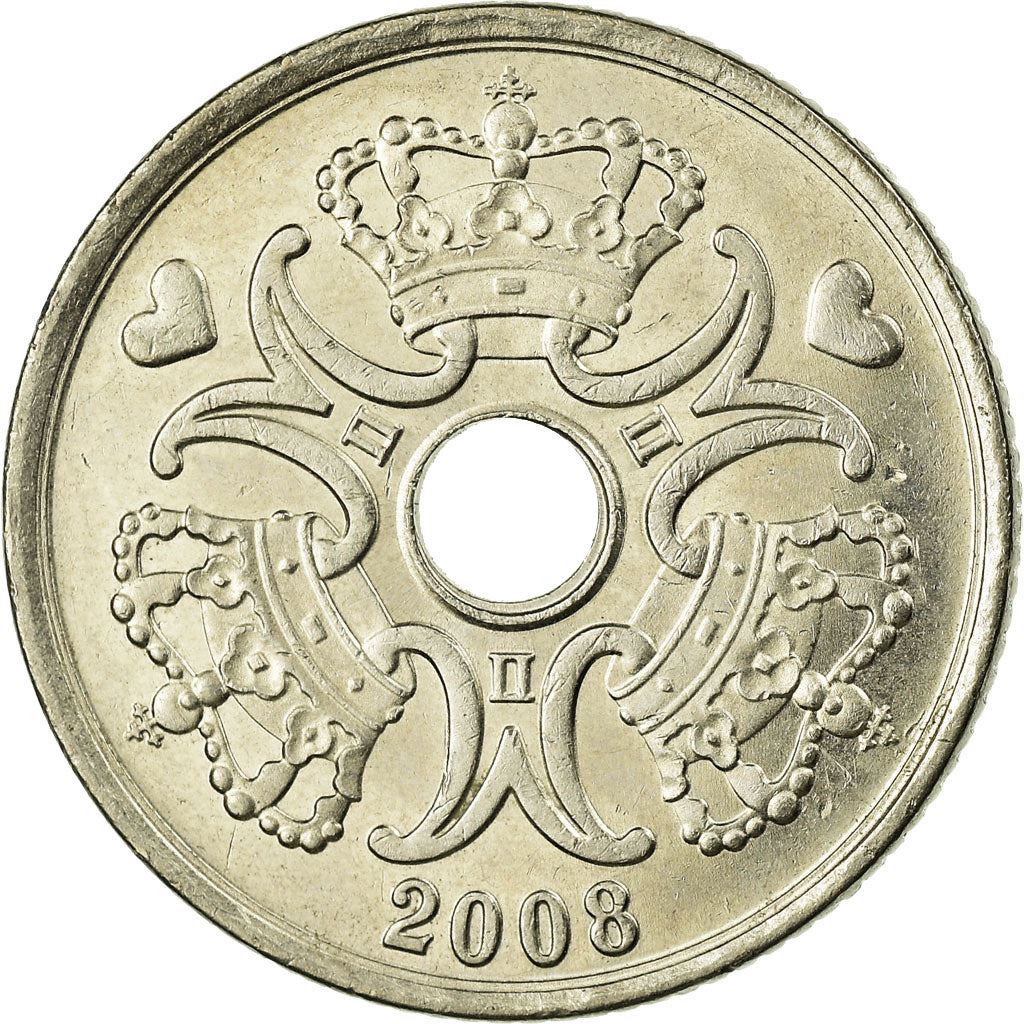 Denmark | 5 Kroner Coin | Royal monogram | Km:869 | 1990 - 2023