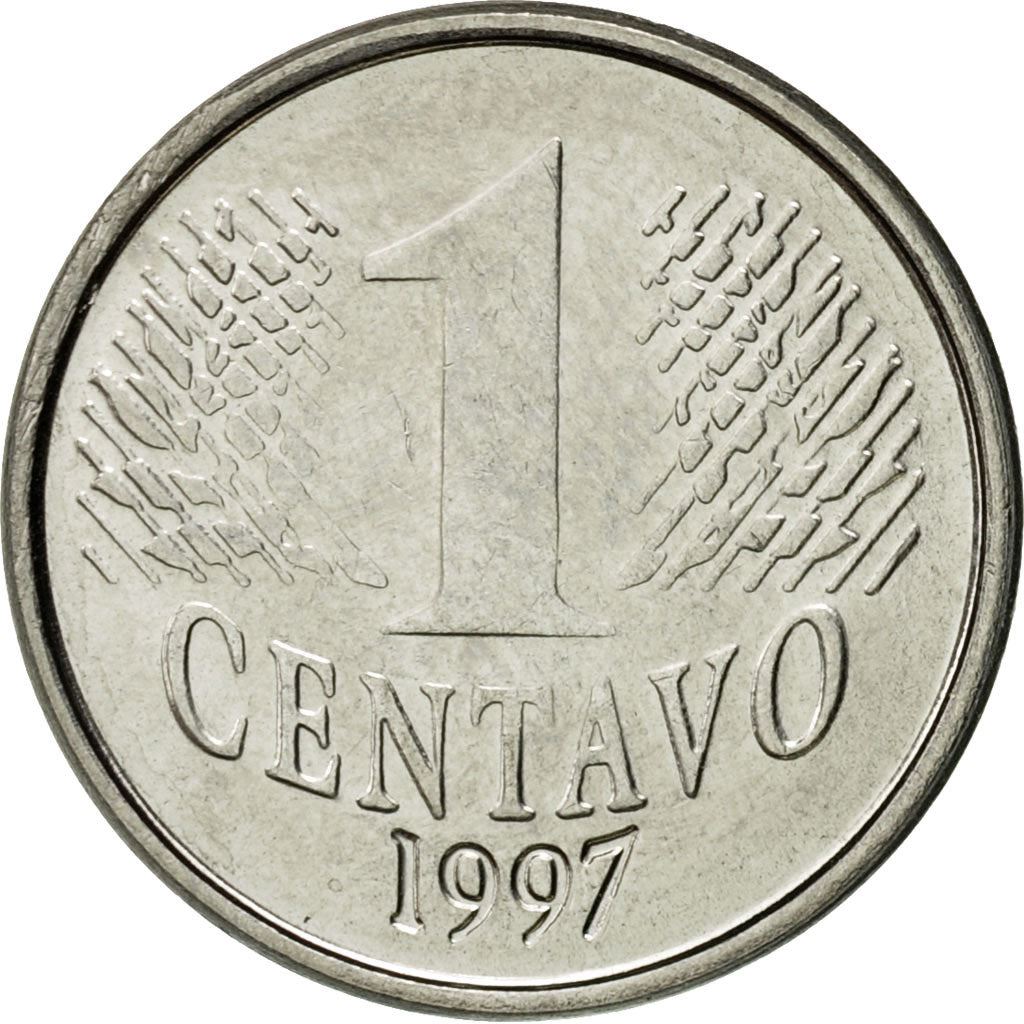 Brazil | 1 Centavo Coin | Effigy of the Republic | Km:631 | 1994 - 1997