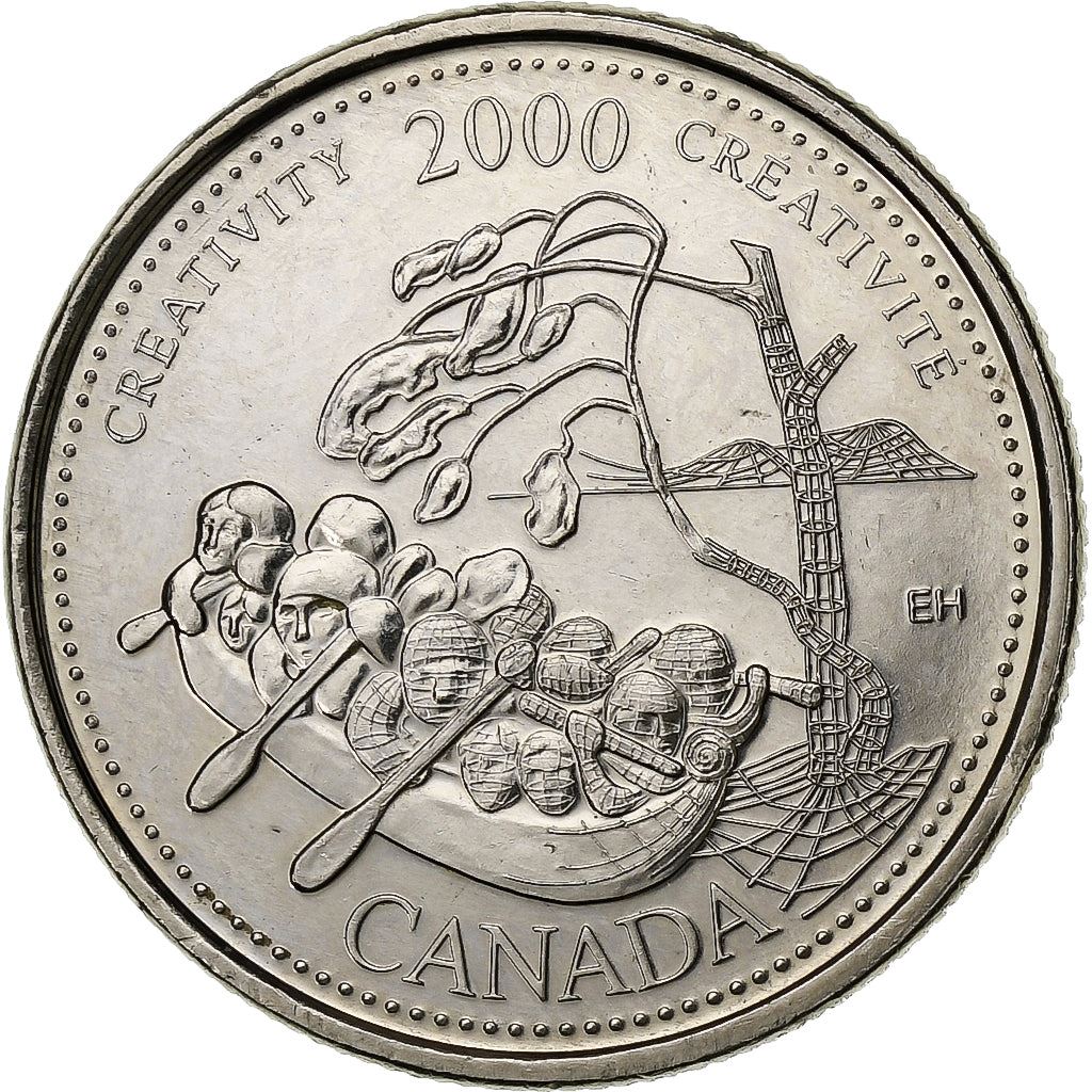 Canada | 25 Cents Coin | Creativity | Km:379 | 2000