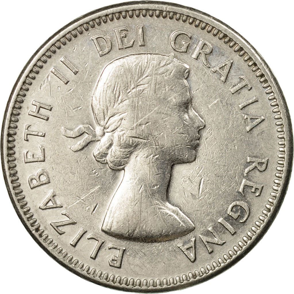 Canada | 5 Cents Coin | Nickel | 1st portrait; round | KM:57 | 1963-1964
