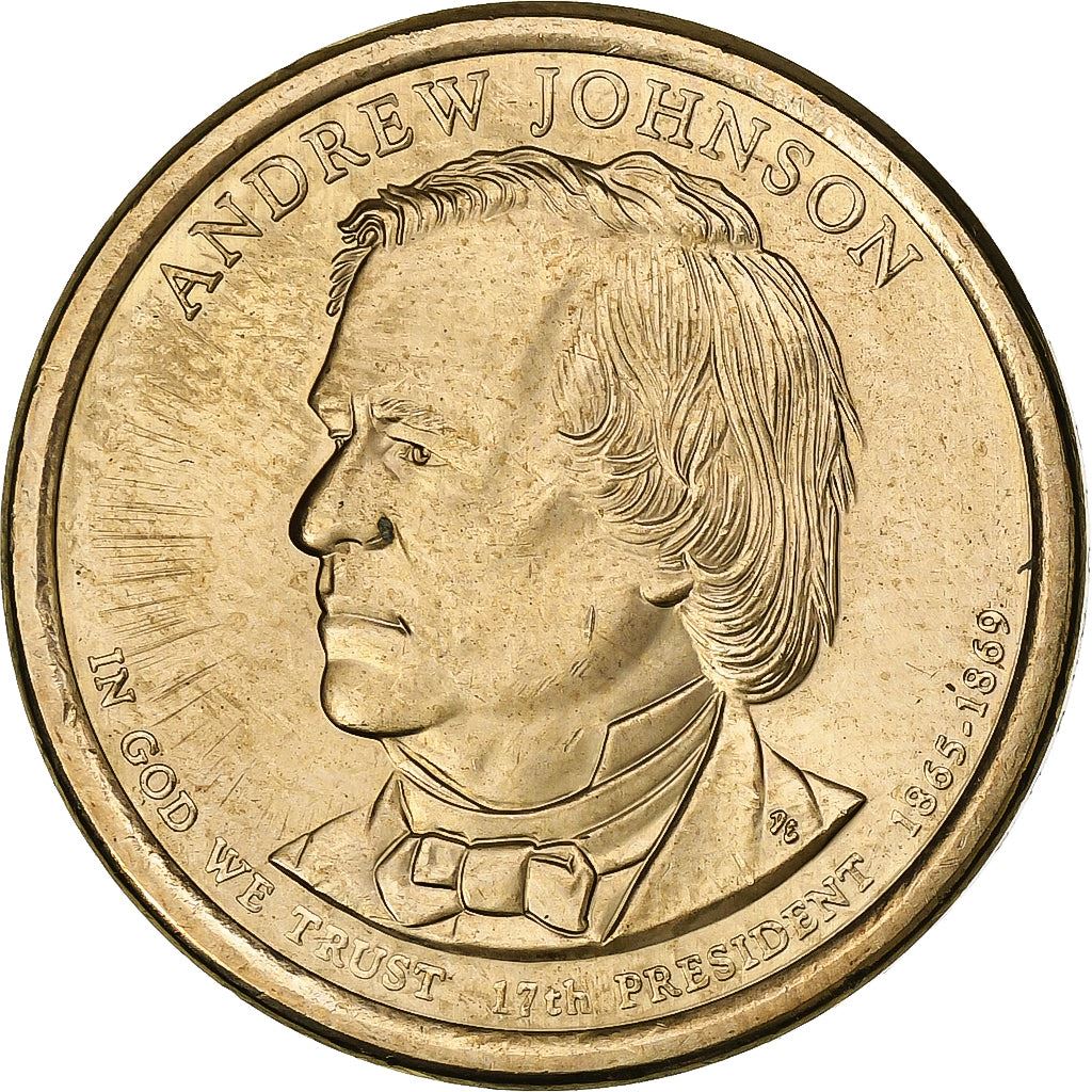 United States | 1 Dollar Coin | Andrew Johnson | Km:499 | 2011