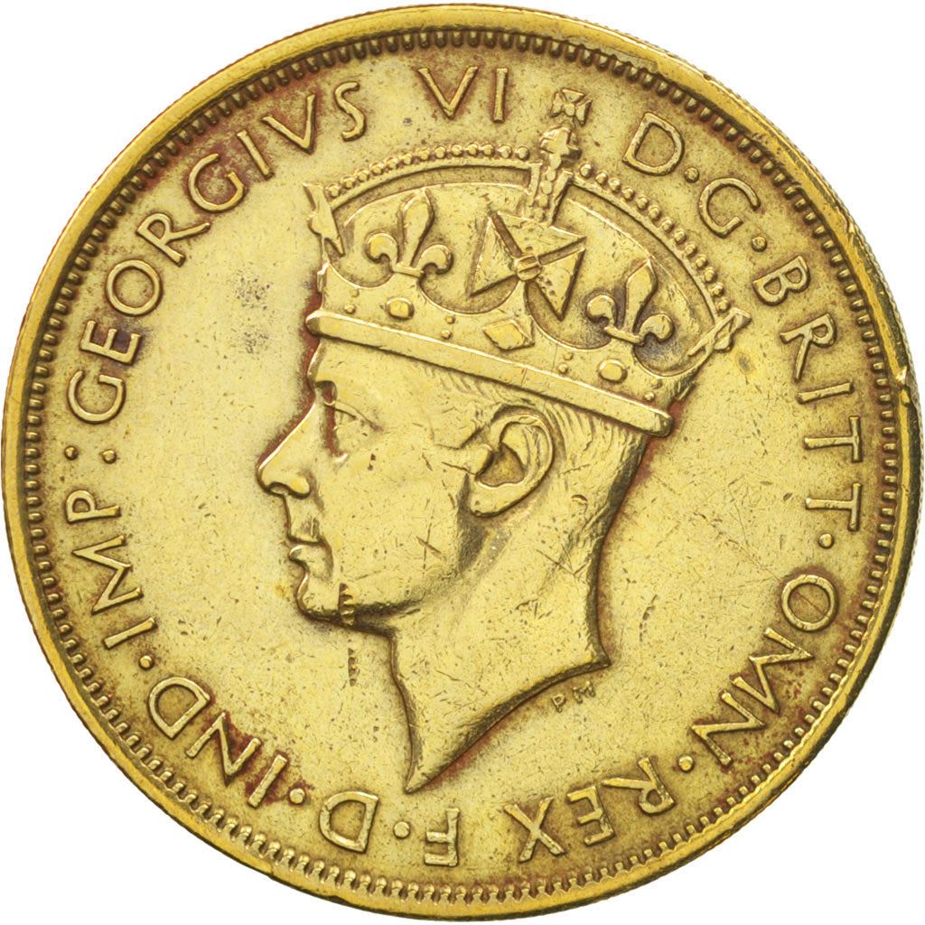 British West Africa | 2 Shillings Coin | Palm Tree | George VI | Km:24 | 1938 - 1947