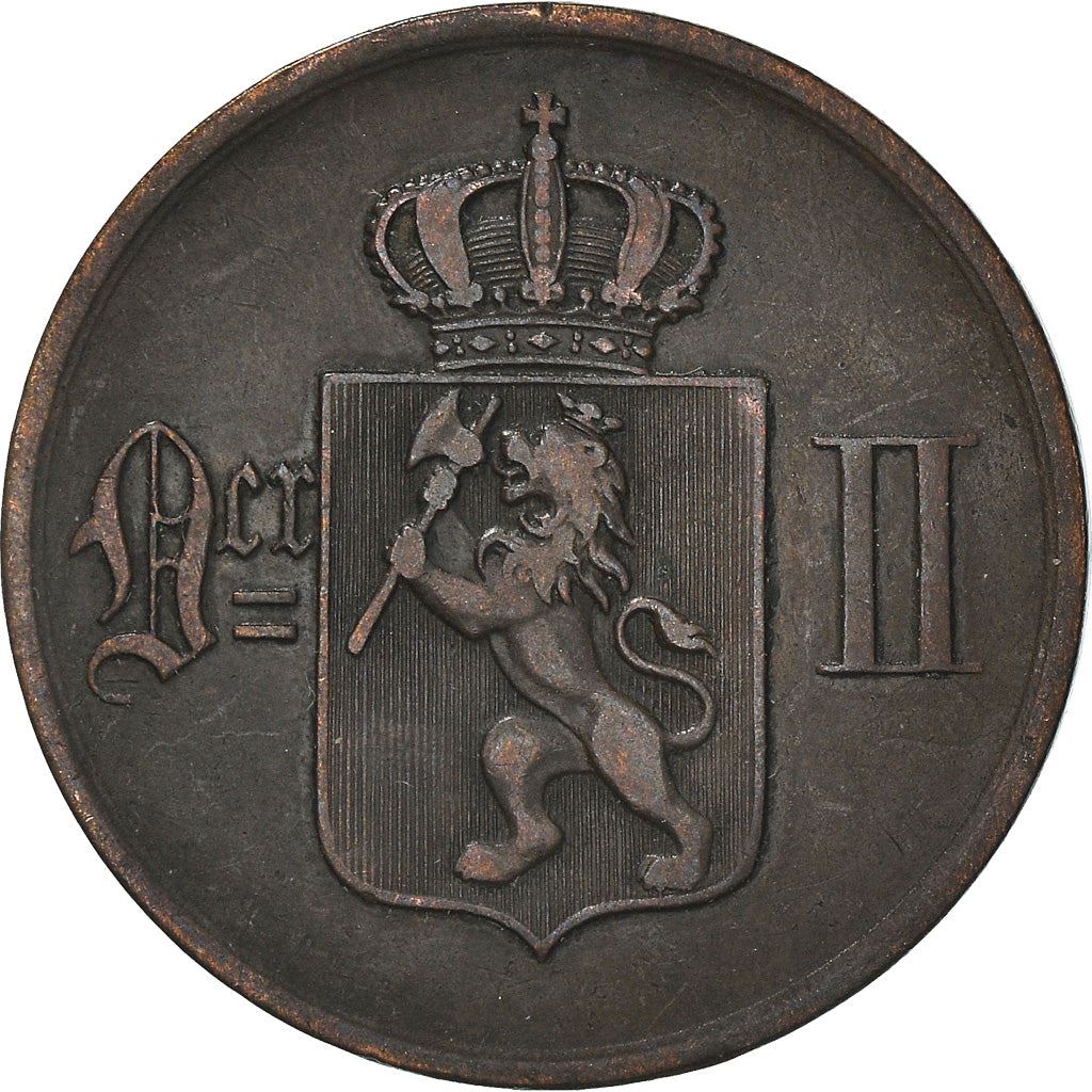 Norway 5 Ore Coin | Oscar II | KM349 | 1875 - 1902