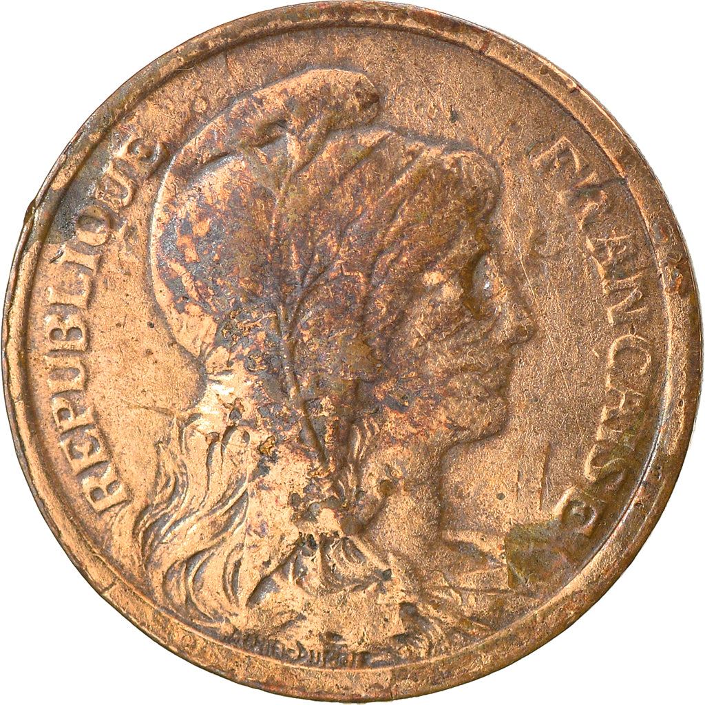 French 1 Centime Coin | Third Republic | KM840 | France | 1898 - 1920