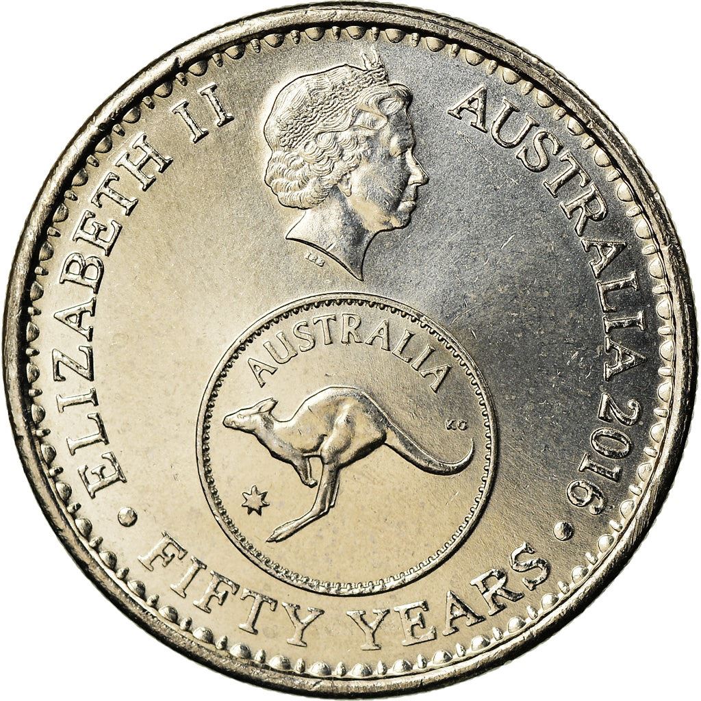 Australia | 5 Cents Coin | Anniversary of Decimal Currency | Km:3160 | 2016