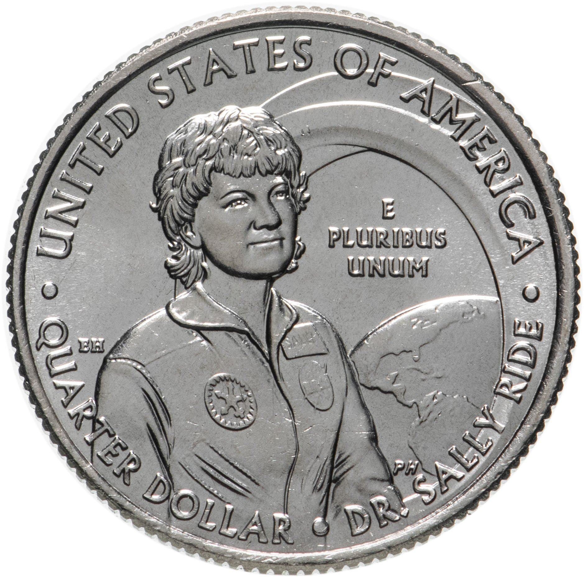 United States | 1/4 Dollar Coin | Dr. Sally Ride | KM:769 | 2022