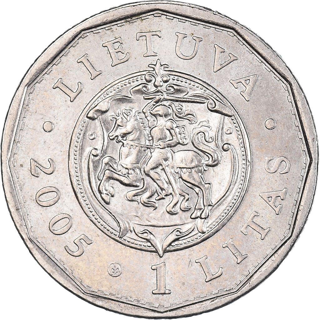 Lituania | Moneta 1 Litas | Palazzo Reale | KM:142 | 2005