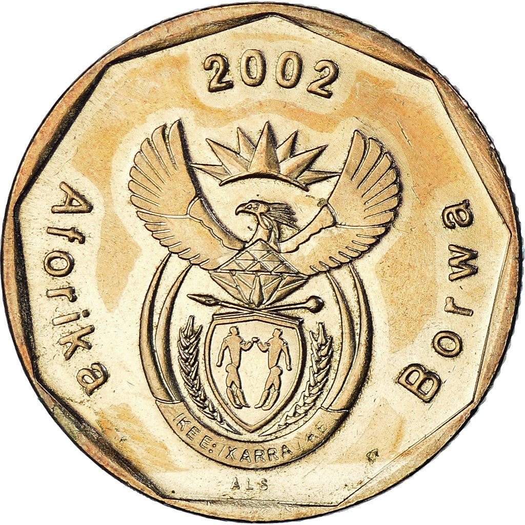 South Africa 50 Cents Coin | Tswana Legend - Aforika Borwa | KM271 | 2002