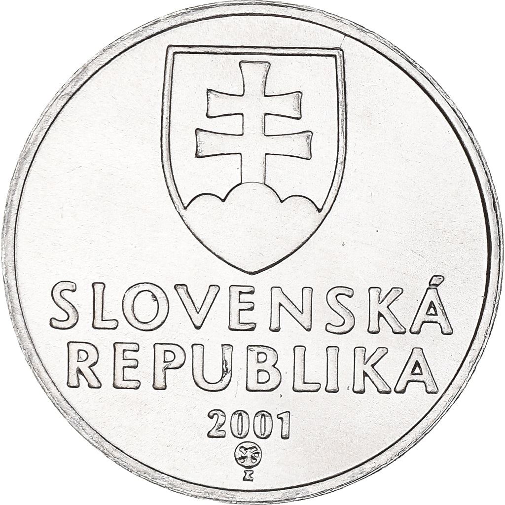 Slovakia | 10 Halierov Coin | Wooden Belfry | Slovak Shield | Km:17 | 1993 - 2003