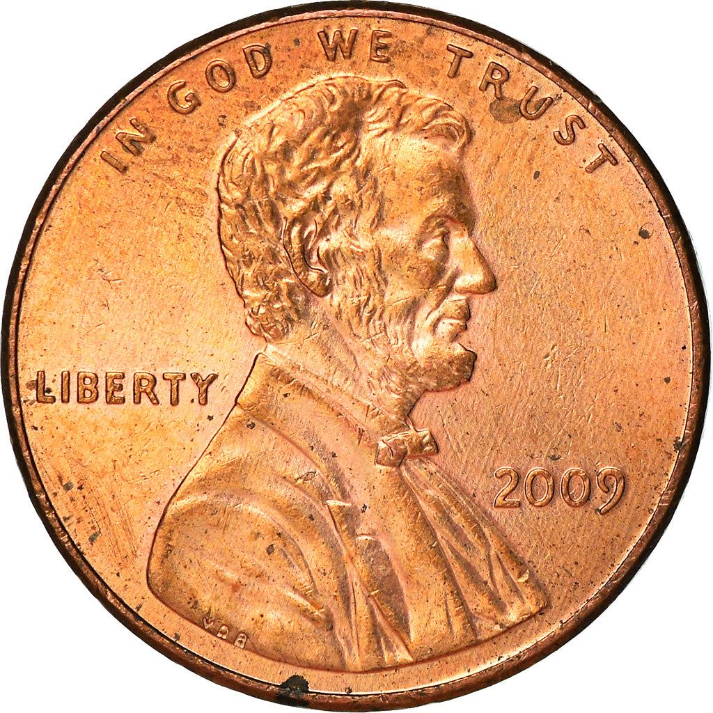 United States | 1 Cent Coin | Log Cabin | Km:441 | 2009
