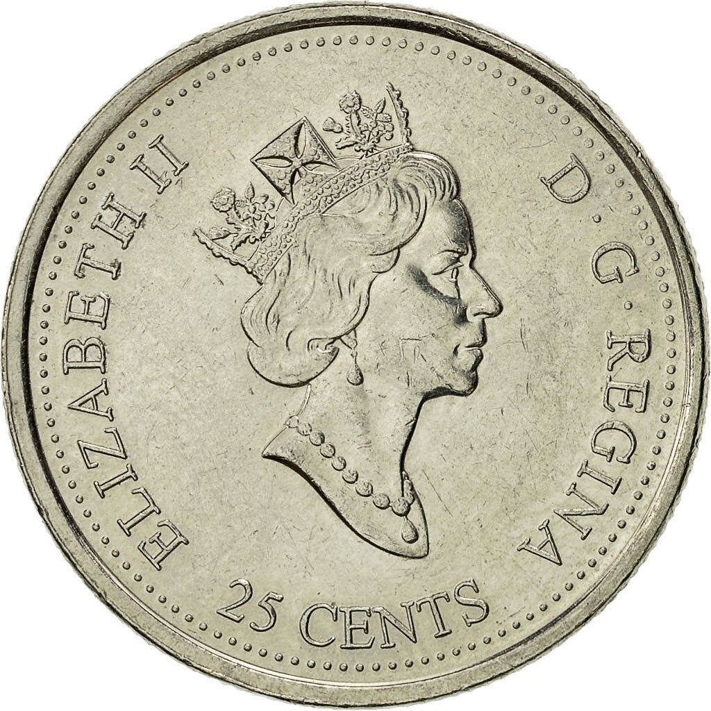 Canada | 25 Cents Coin | the Pioneer Spirit | Km:349 | 1999