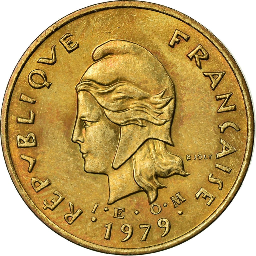 New Hebrides | 2 Francs Coin | Marianne | Frigate Bird | Km:5.2 | 1973 - 1979