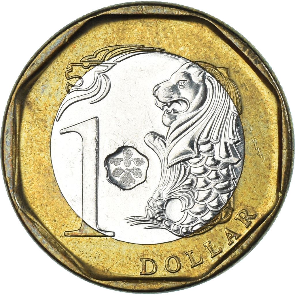 Singapore | 1 Dollar Coin | Merlion | Km:314 | 2013 - 2019