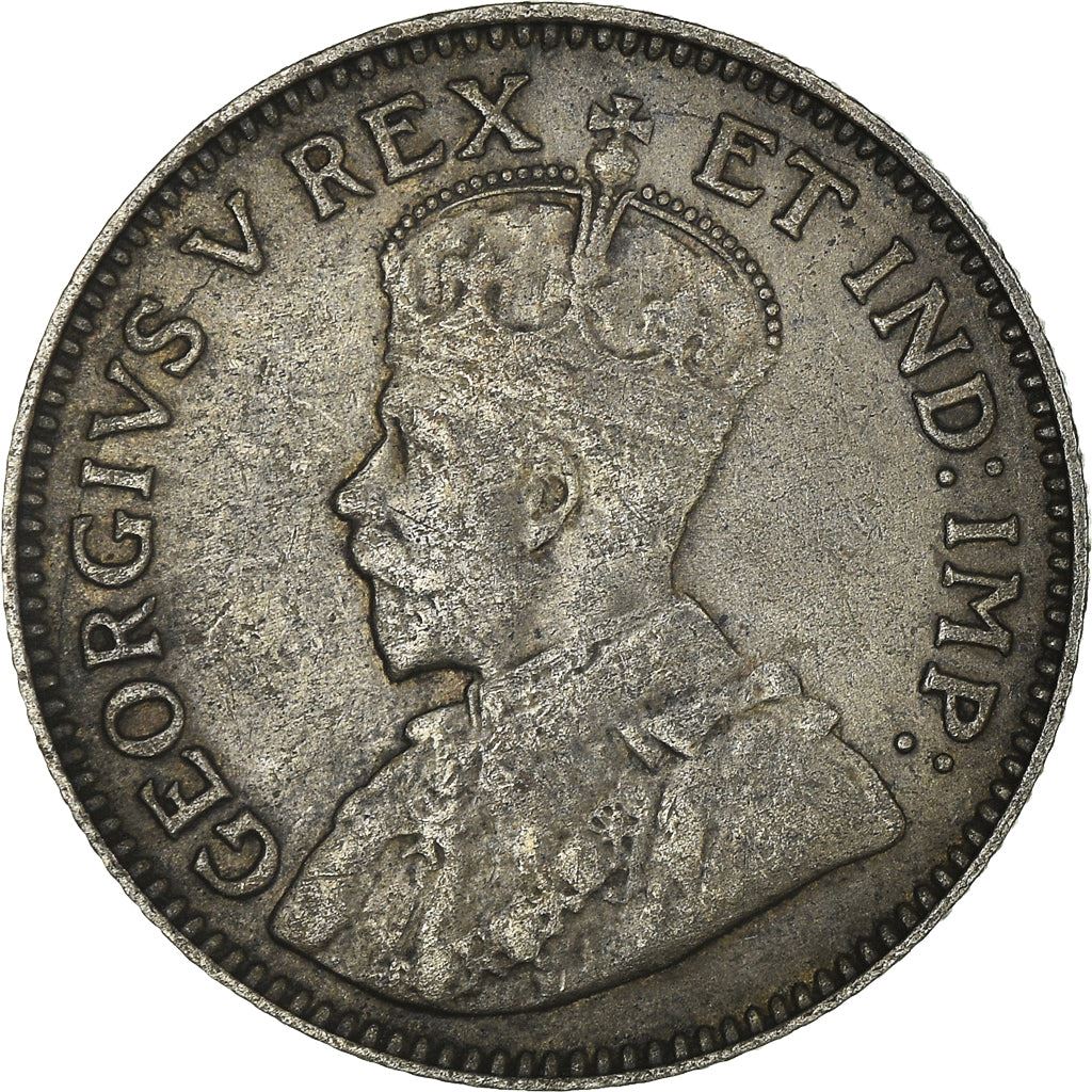 Afrique de l'Est | Pièce de 50 Cents | George V | Lion | Montagnes | Km:20 | 1921 - 1924