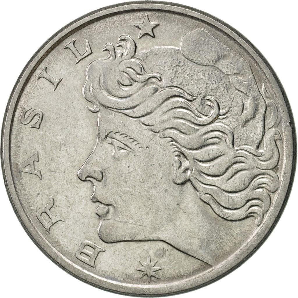 Brasil | 20 Centavos Mynt | Oljeplattform | KM579.1a | 1975 - 1979