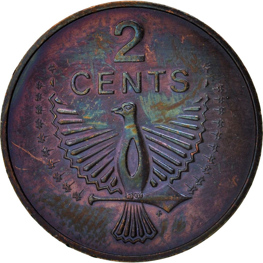 Solomon Islands | 2 Cents Coin | Elizabeth II | Eagle Spirit | Km:2 | 1977 - 1983