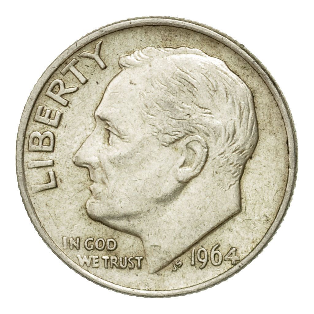 USA | 1 Dime Mønt | Franklin D. Roosevelt | KM:195 | 1946 - 1964