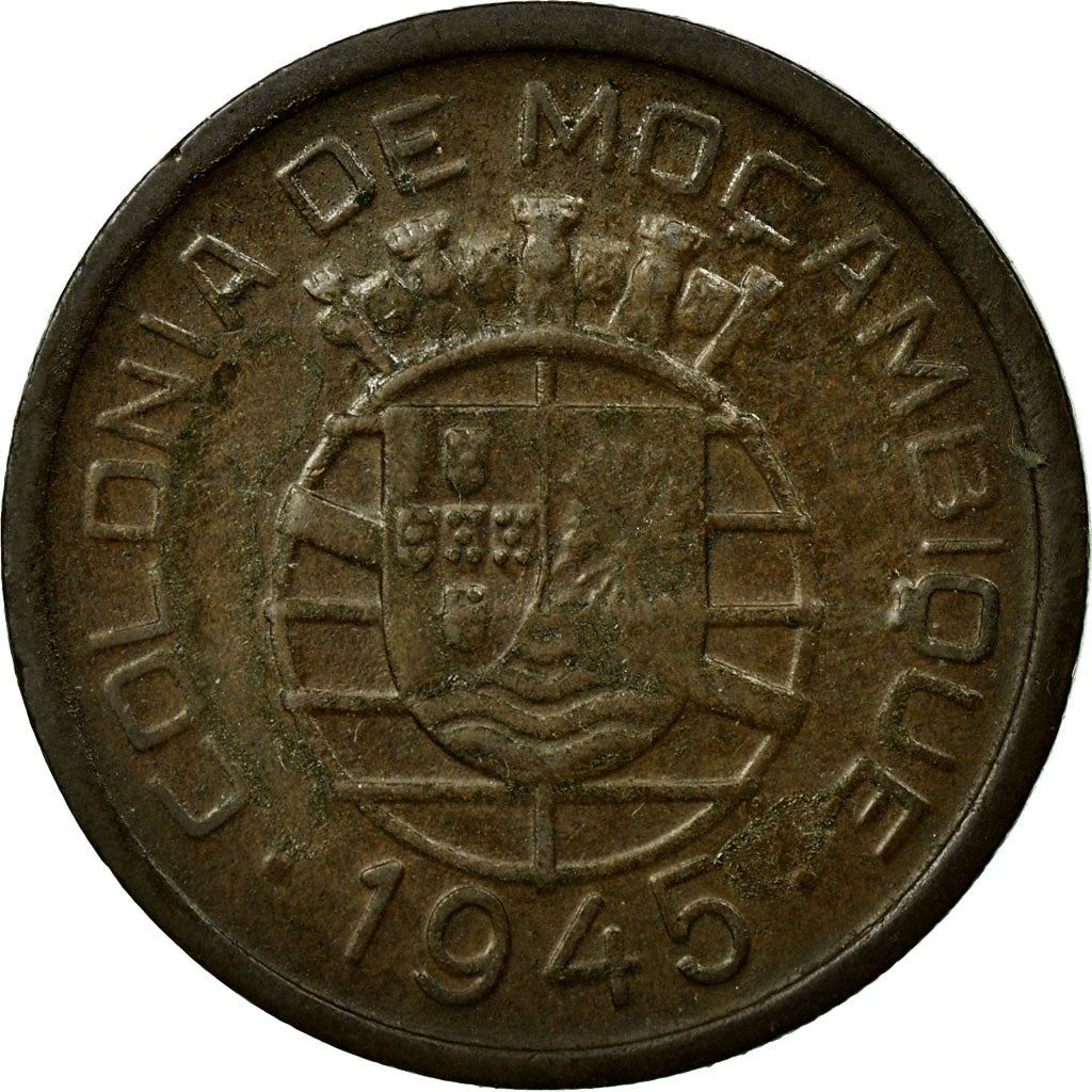 Mozambique | 50 Centavos Coin | Bundle of Arrows | Km:73 | 1945