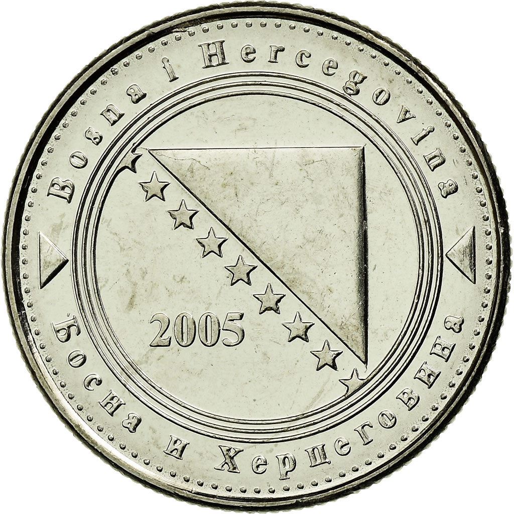 Bosnia and Herzegovina | 5 Feninga Coin | Map of Bosnia | Km:121 | 2005 - 2025