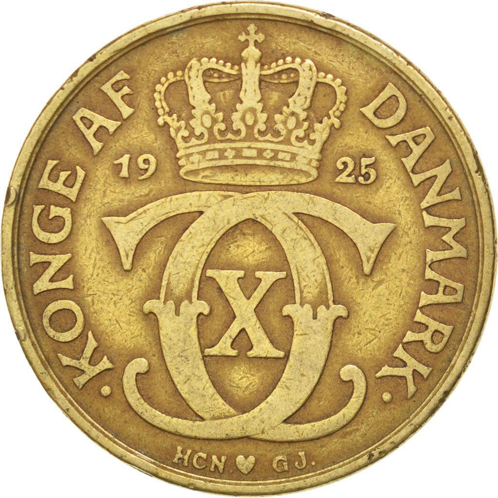Denmark | 2 Kroner Coin | Monogram | Km:825 | 1924 - 1941