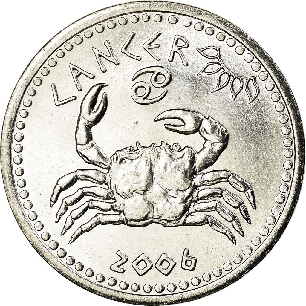 Somaliland | 10 Shillings Coin | Cancer | Stainless steel | KM:12 | 2006