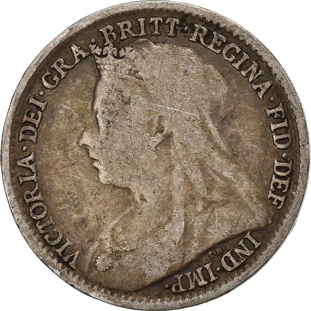 United Kingdom | 3 Pence Coin | Victoria | Km:777 | 1893 - 1901