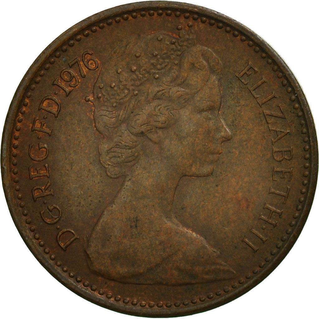 United Kingdom | 1/2 New Penny Coin | Elizabeth II | Km:914 | 1971 - 1981