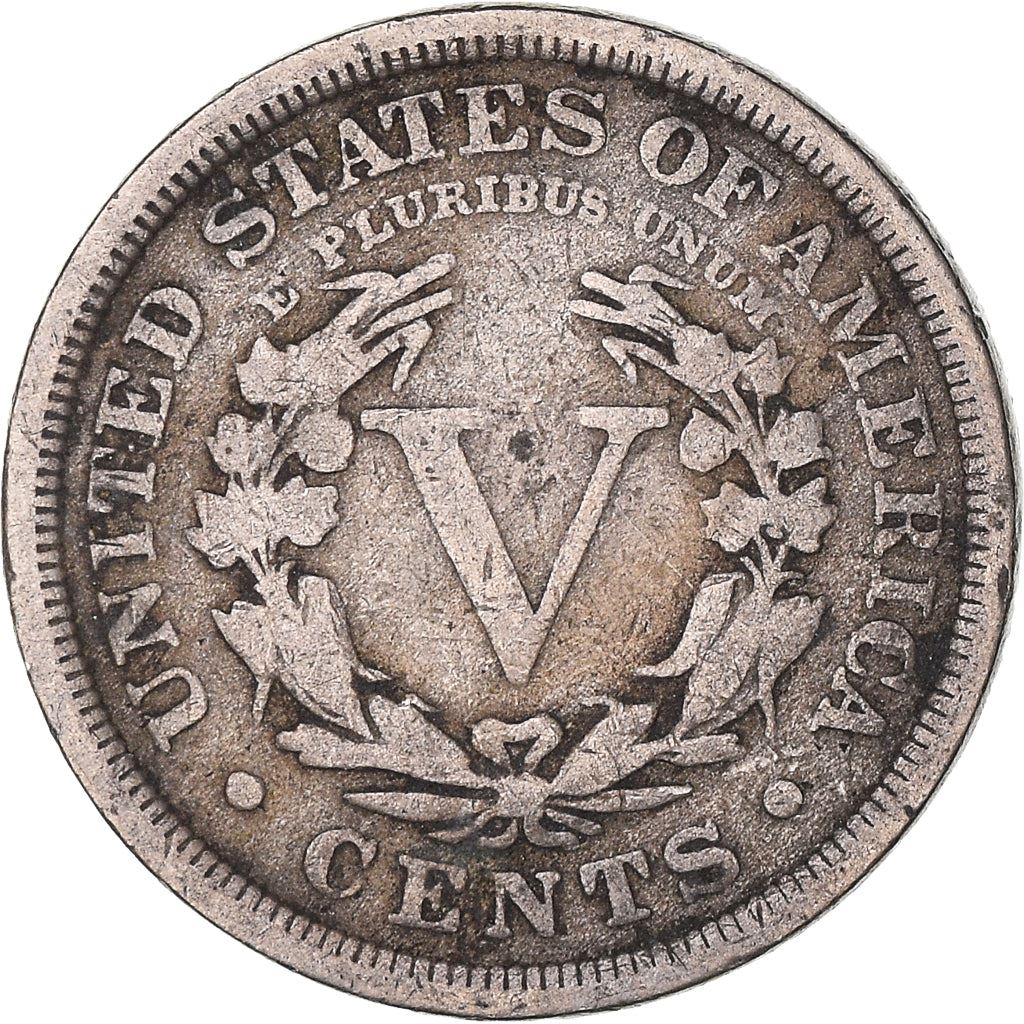 United States | 5 Cents Coin | Liberty | Roman Numeral | KM112 | 1883 - 1913