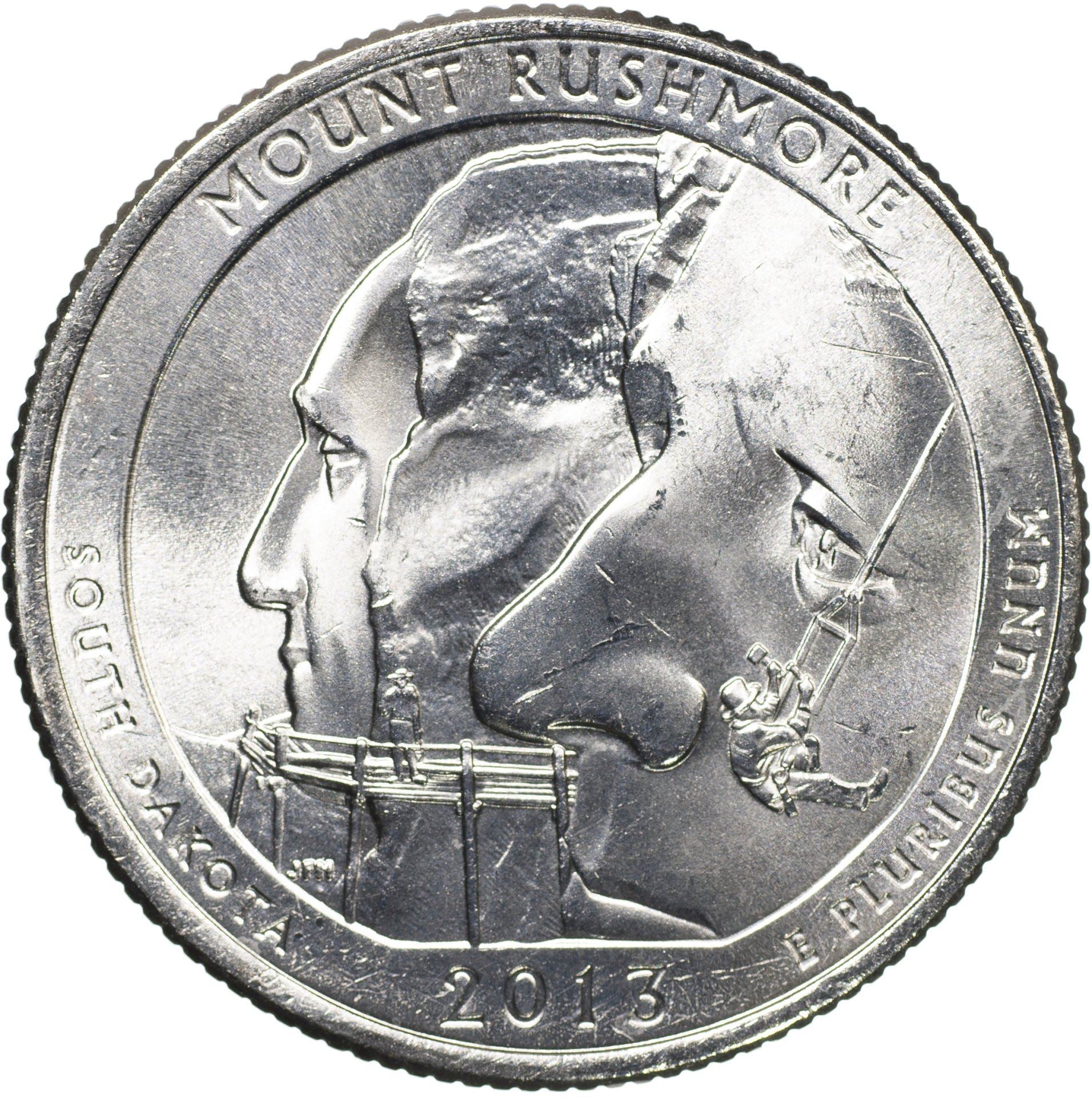 United States | 1/4 Dollar Coin | Mount Rushmore | Km:546 | 2013