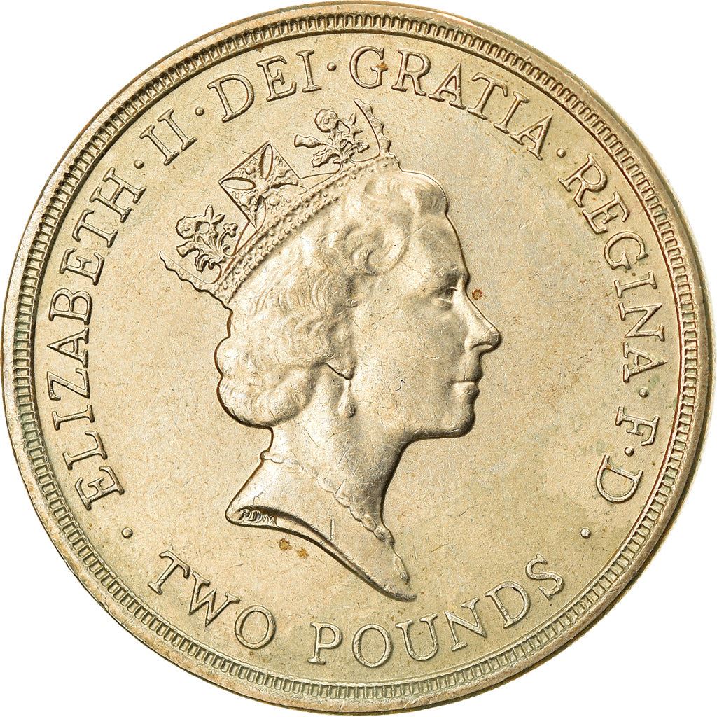 United Kingdom | 2 Pounds Coin | Commonwealth Games | Km:947 | 1986