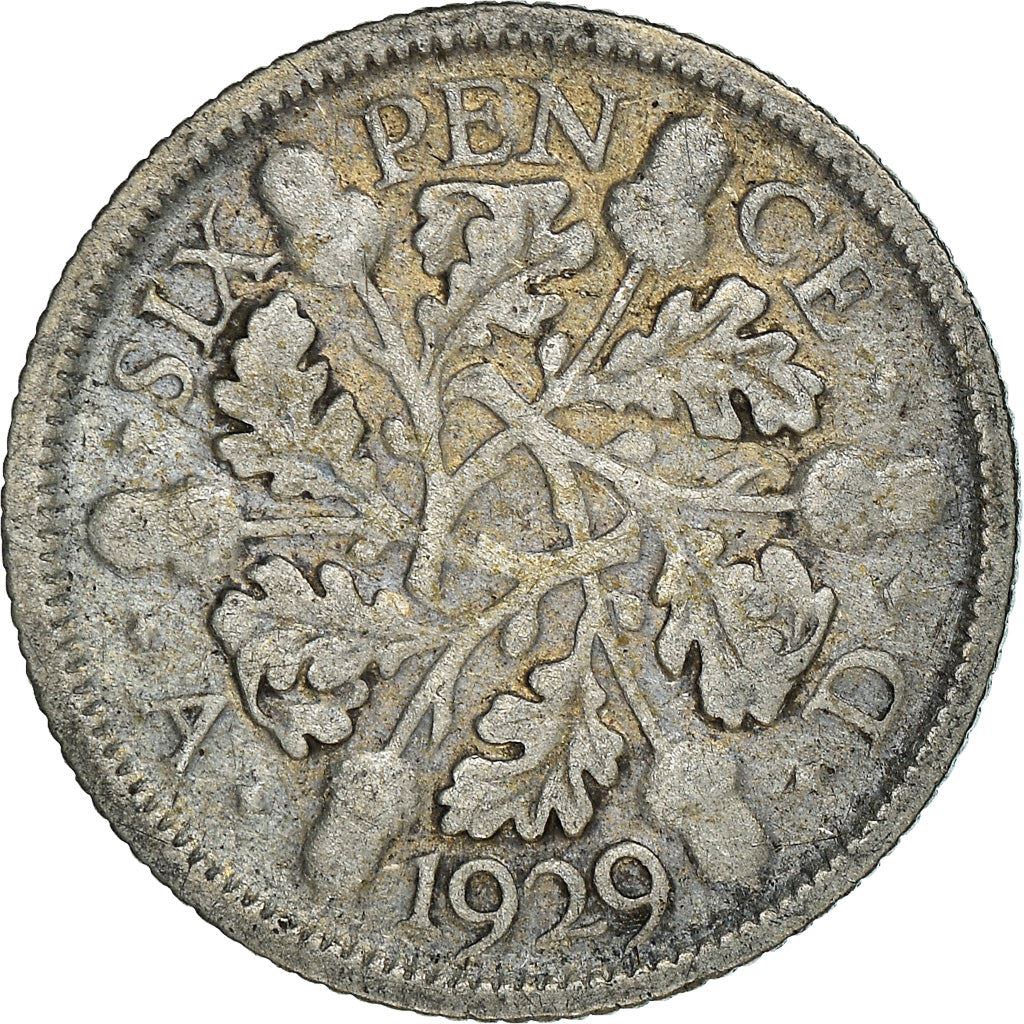 United Kingdom | 6 Pence Coin | George V | KM:832 | 1927 - 1936