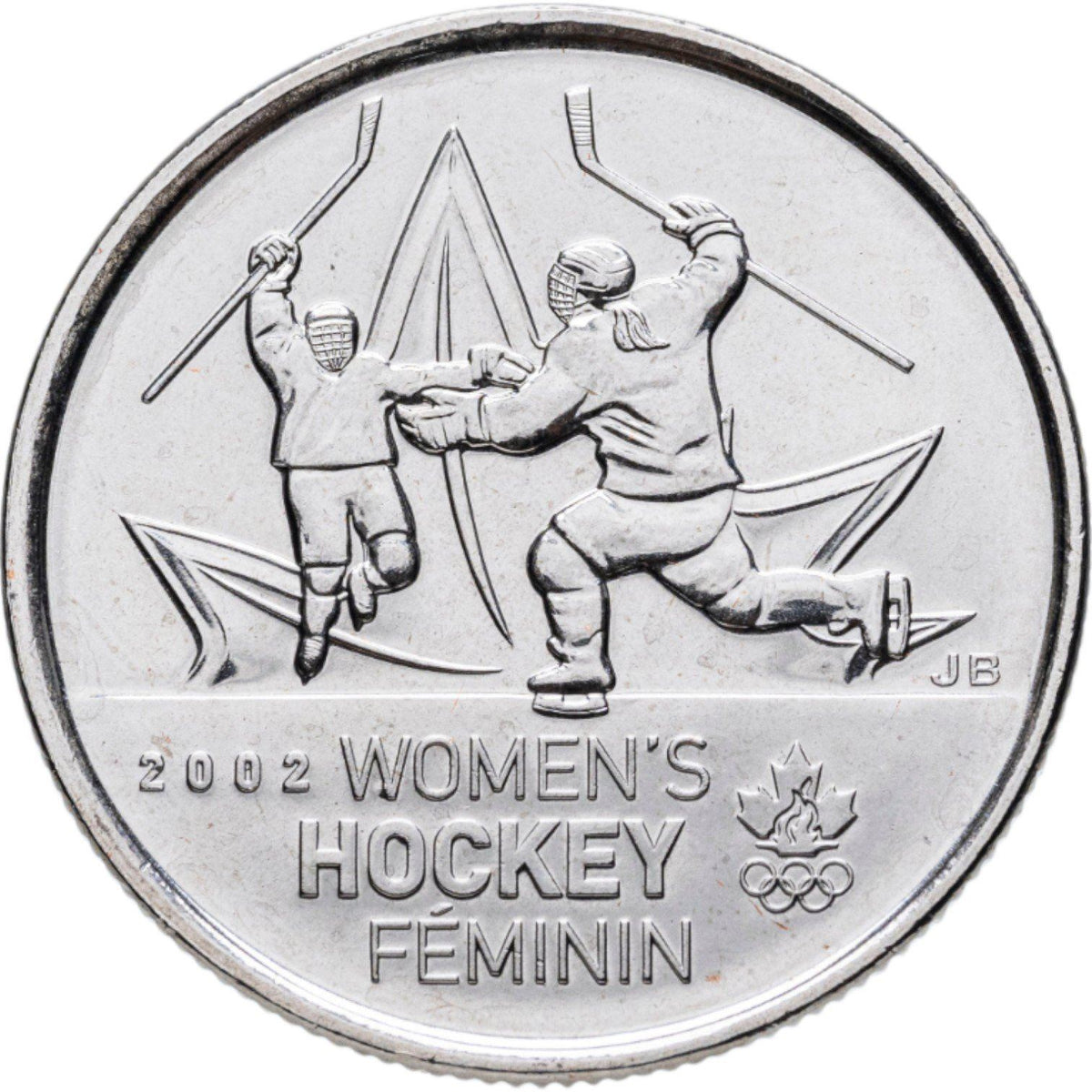 Canada | 25 Cents Coin | Nickel plated steel | Women's hockey | KM:1064 | 2009