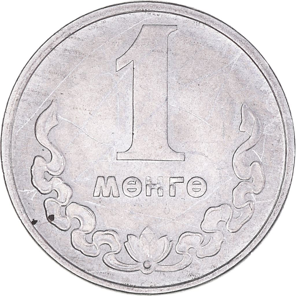 Mongolia | 1 Mongo Coin | Wreath | Km:27 | 1970 - 1981