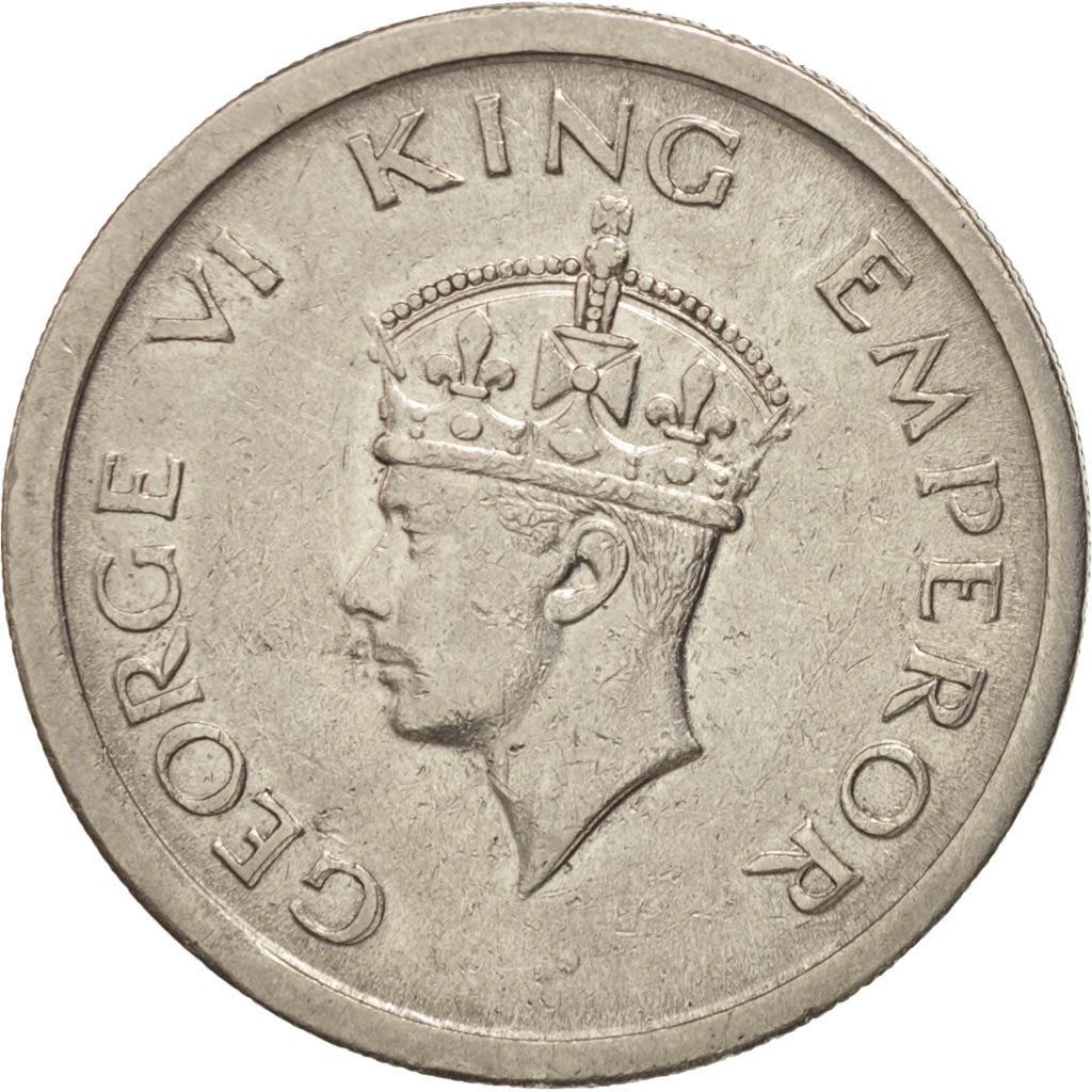 India - British | 1 Rupee Coin | King George VI | Km:559 | 1947