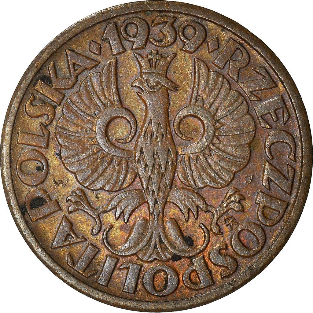 Poland | 1 Grosz | Eagle | KM8a | 1923 - 1939
