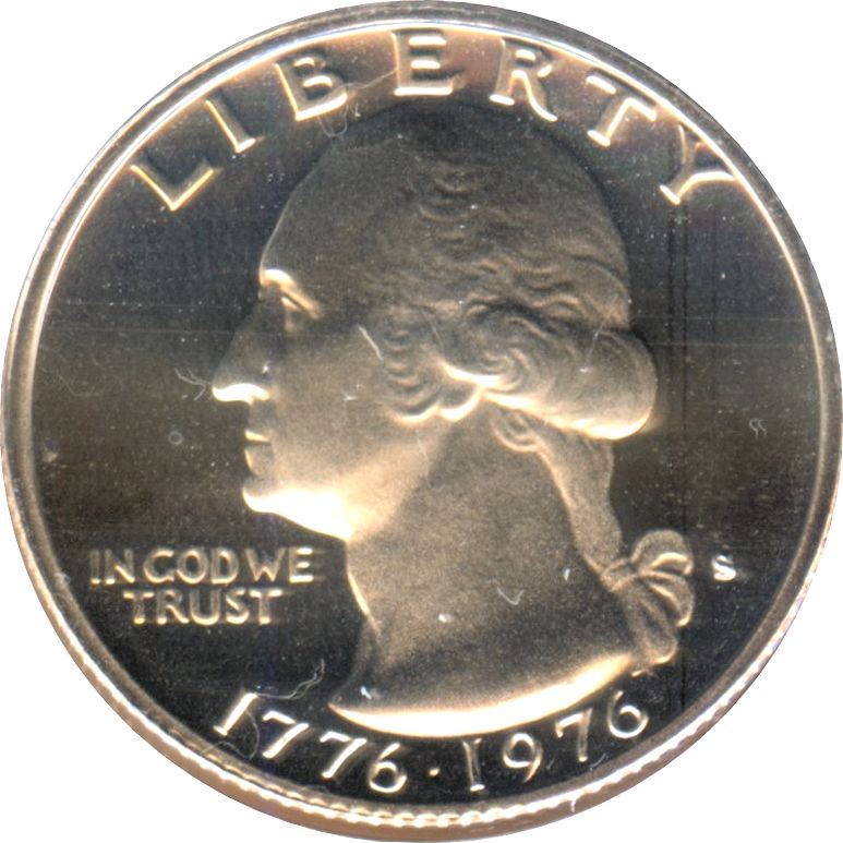 United States | ¼ Dollar Coin | Patriot Drummer | Copper-nickel clad copper | KM:204 | 1976