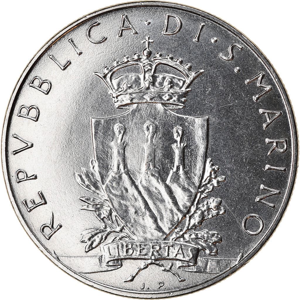 San Marino | 100 Lire Coin | Helmet | Km:95 | 1979
