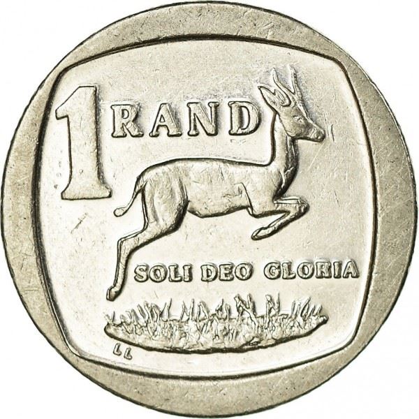 South Africa 1 Rand South Africa - Afrika-Dzonga Coin KM468 2009