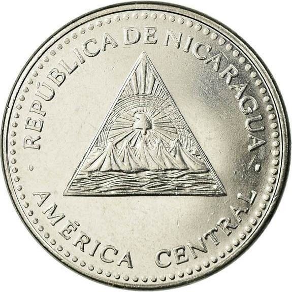 Nicaragua 1 Cordoba Coin | KM101 | 2002 - 2014