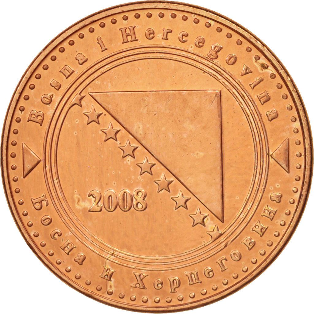 Bosnia and Herzegovina | 10 Feninga Coin | Map of Bosnia | Km:115 | 1998 - 2025