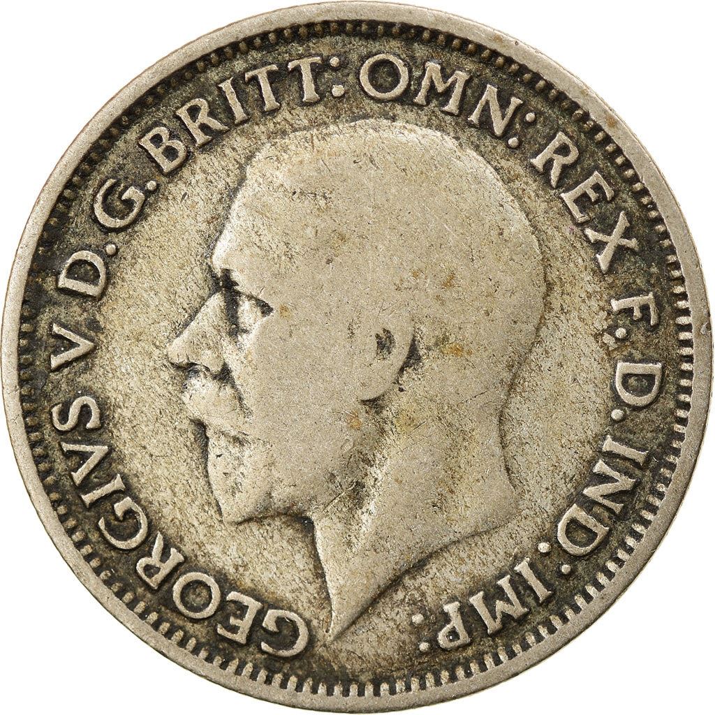 United Kingdom | 6 Pence Coin | George V | KM:832 | 1927 - 1936