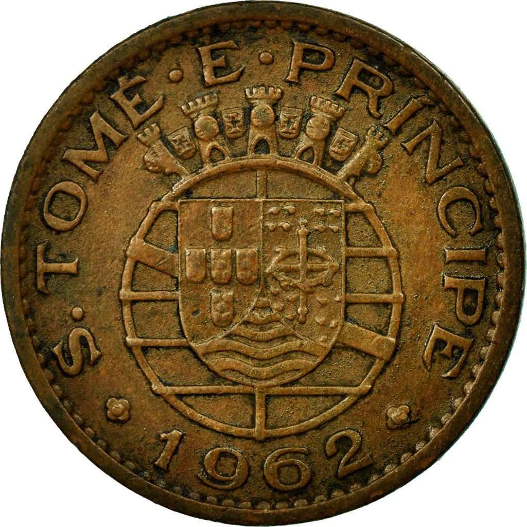 Sao Tome and Principe | 50 Centavos Coin | Shield | Km:17.1 | 1962