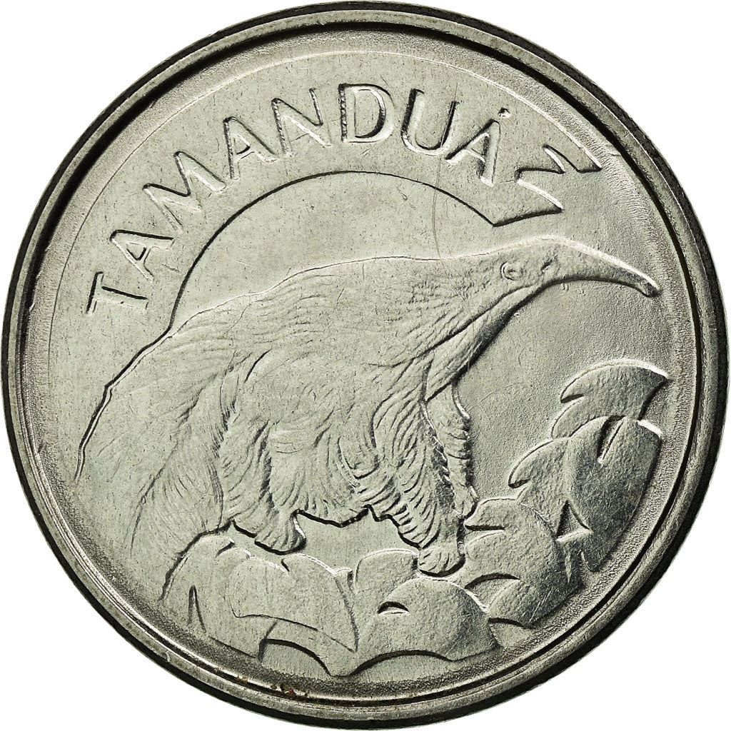 Brazil | 10 Cruzeiros Reais Coin | Anteater | Km:628 | 1993 - 1994