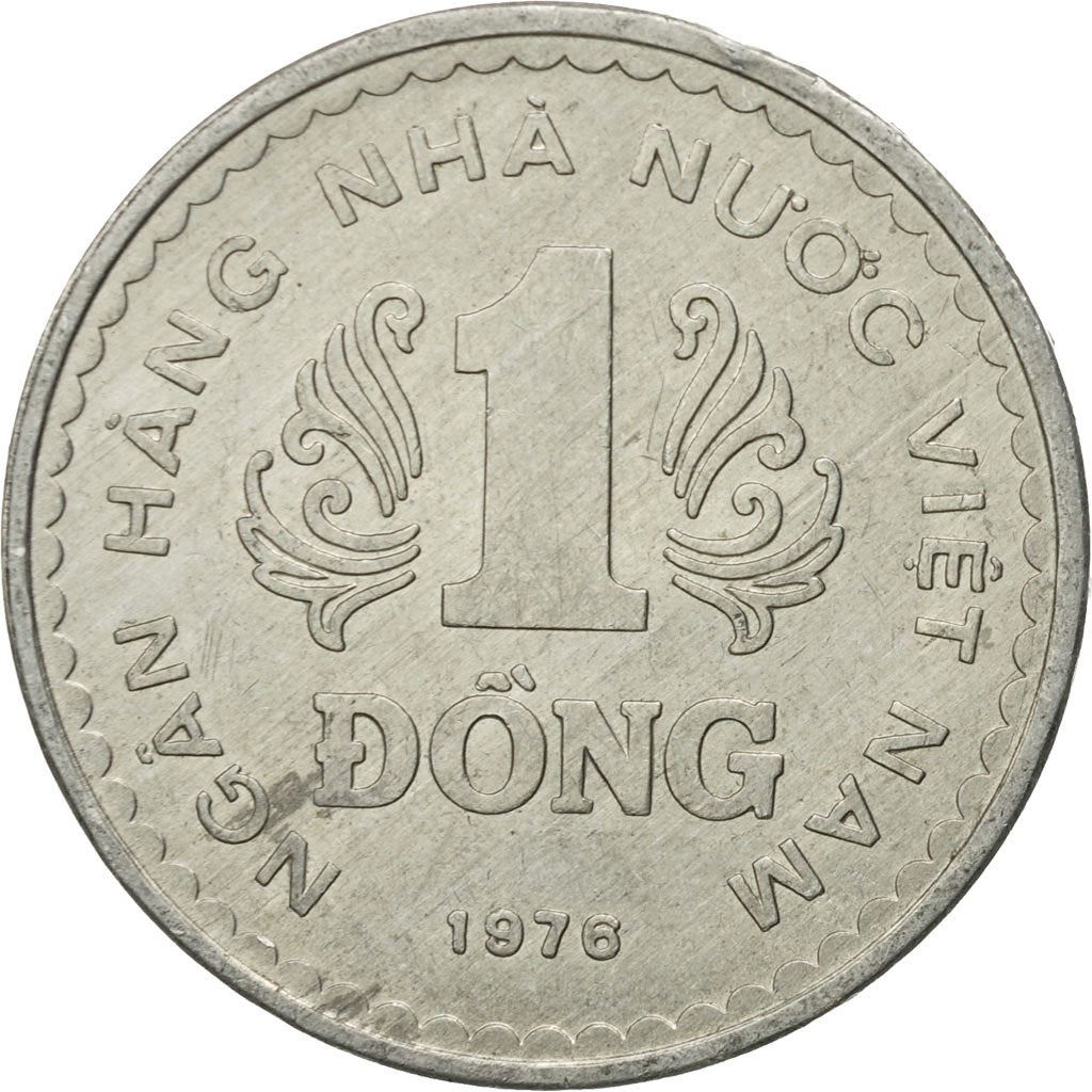 Vietnam | 1 Dong Coin | Aluminium | Coat of Arms | Km:14 | 1976