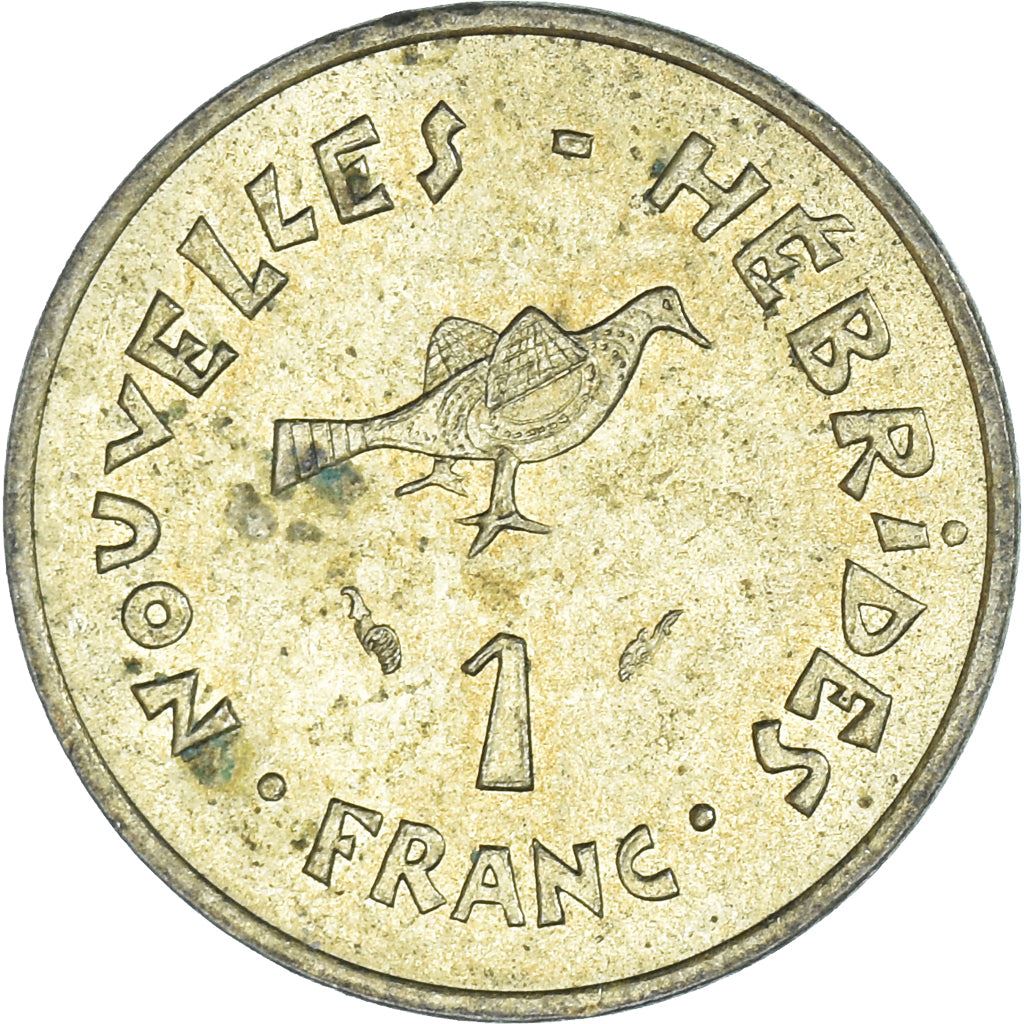 New Hebrides | 1 Franc Coin | Marianne | Frigate Bird | Km:4.2 | 1975 - 1982